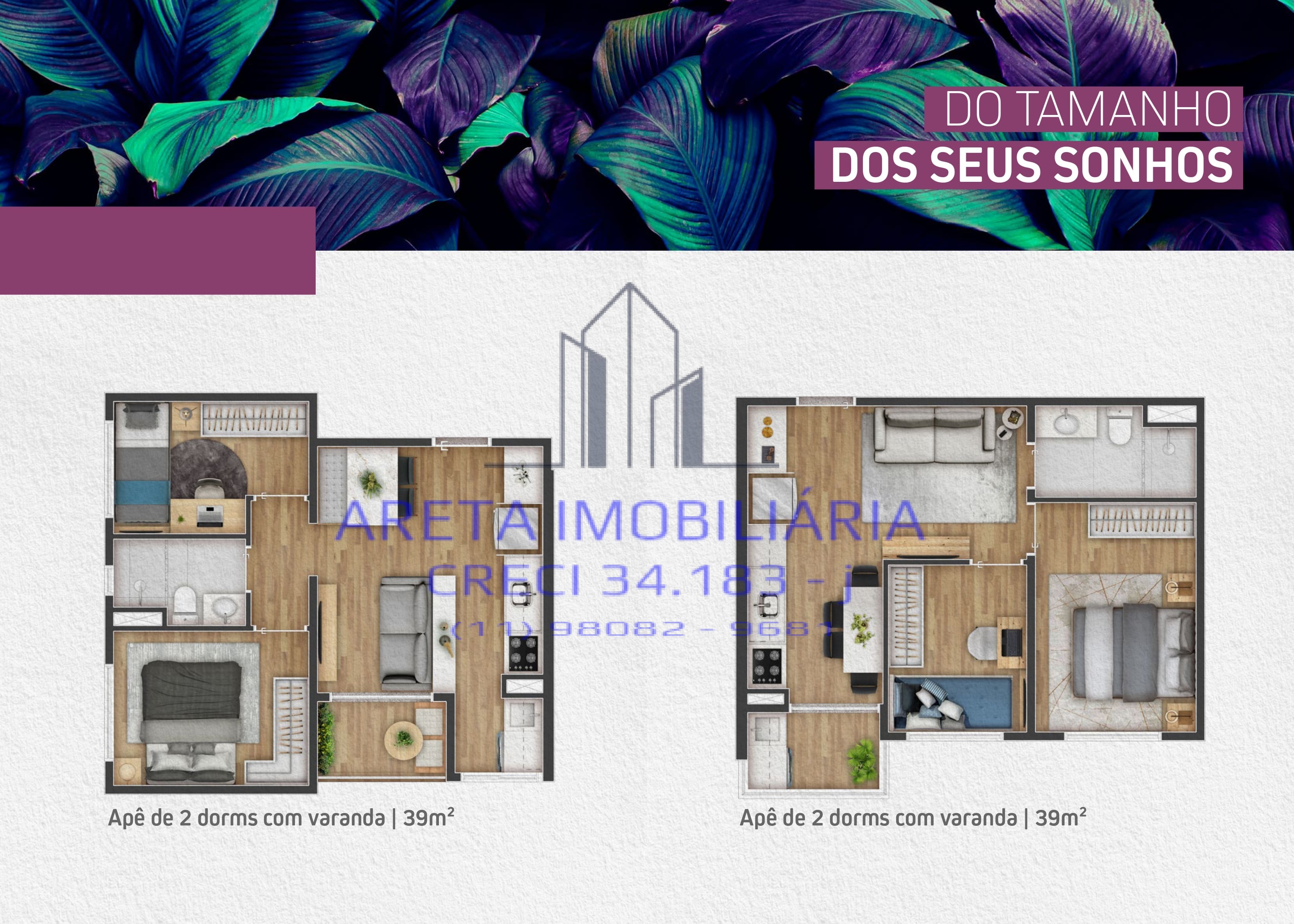 Apartamento à venda com 2 quartos, 39m² - Foto 14